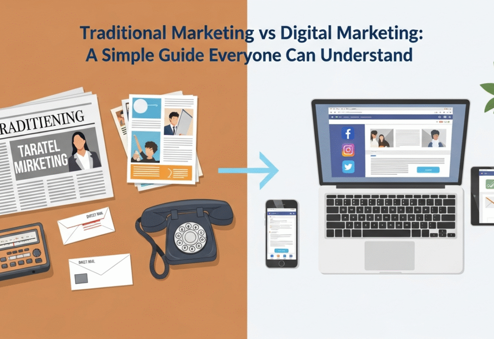 Traditional Marketing vs Digital Marketing
