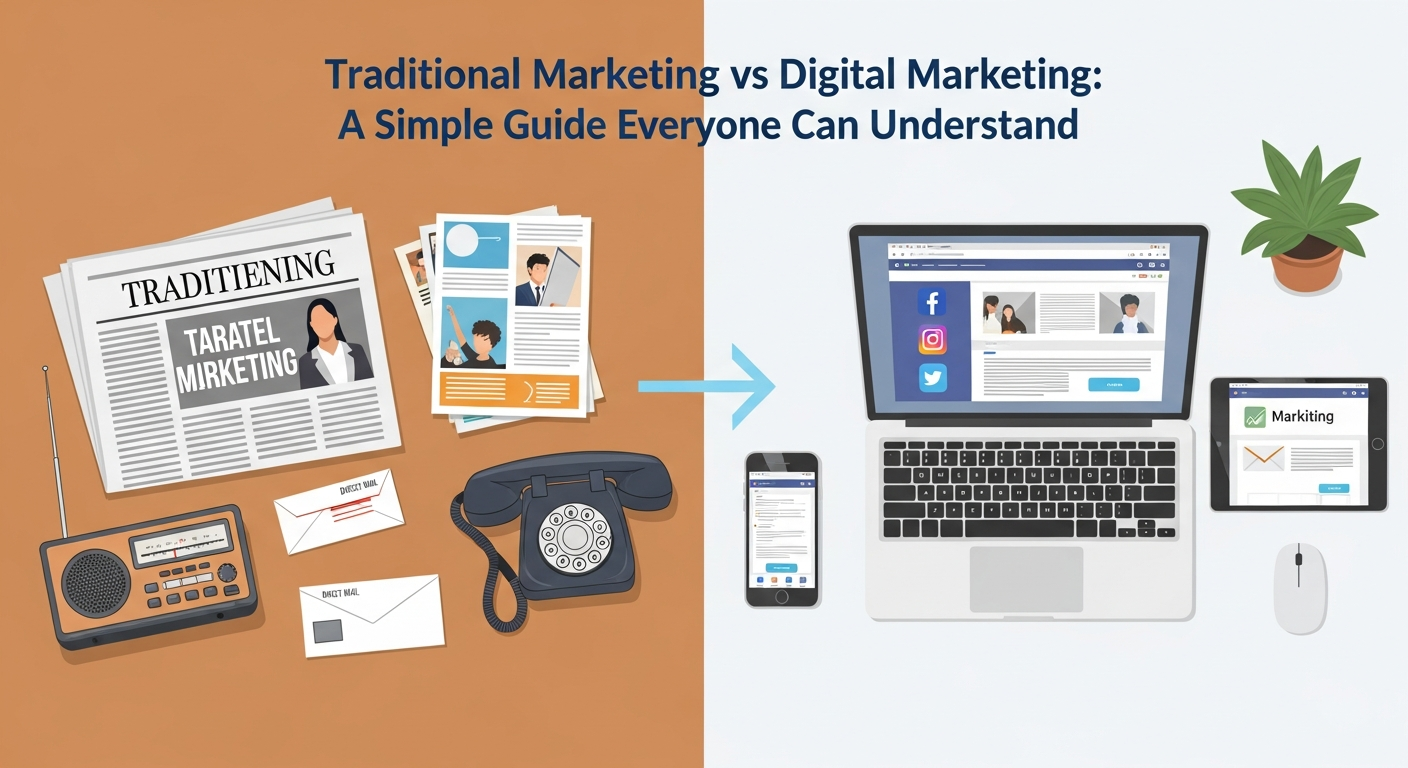 Traditional Marketing vs Digital Marketing